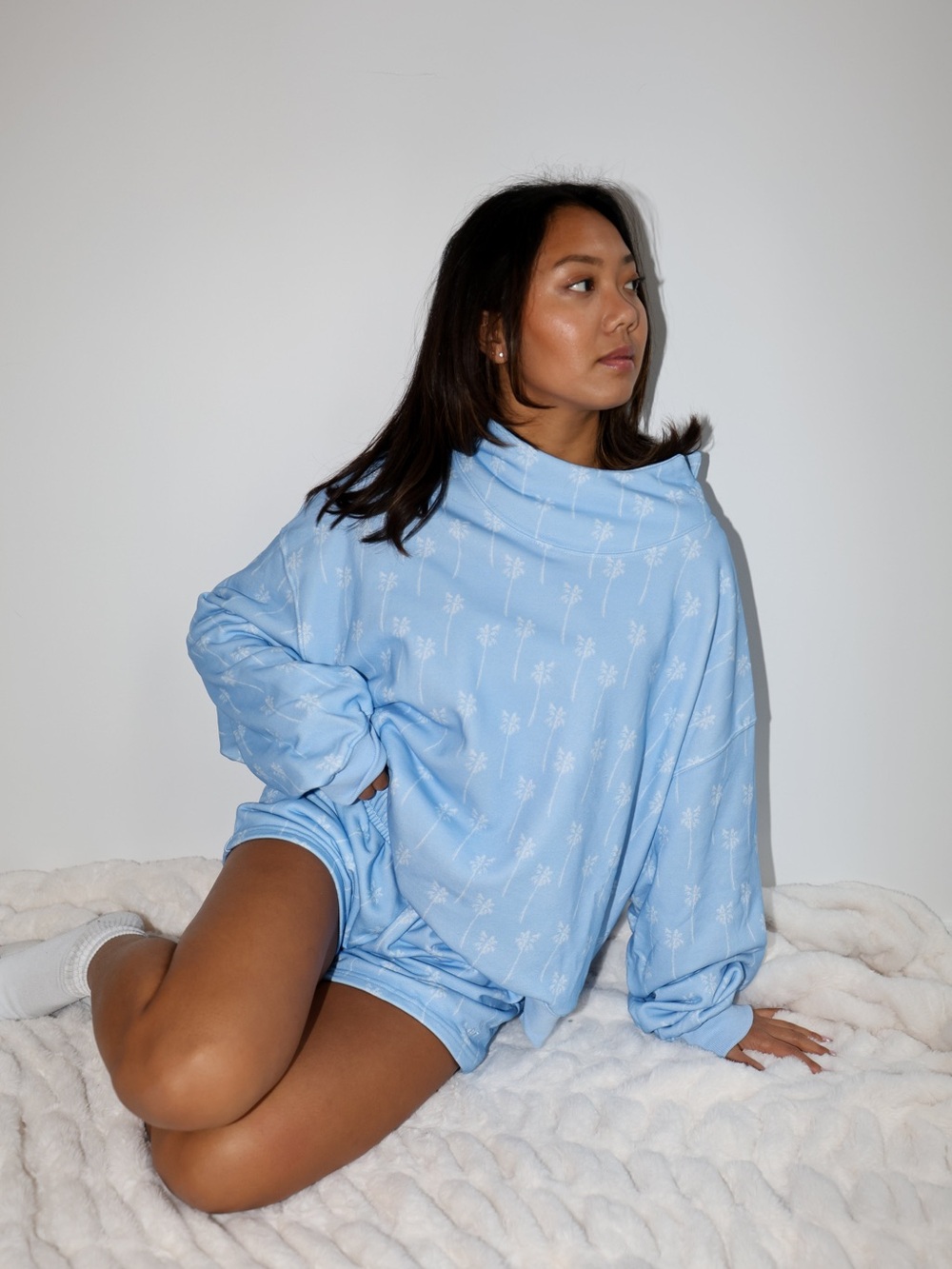 1987 Palm Beach Equestrian Sweatshirt in Bloom